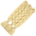Miniatyrbild 3 av 5: 3-pack syntetiska fläthår extensions Yaki-struktur Lätt fläta försträckt 24 tum (blond)