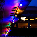Miniatyrbillede 4 af 5: Sæt med 24 LED-pærer 1 W B22 GUIRLAND GUIGUETTE Udendørs LED-pære til jul, træer, eventyrfestival, blå grøn rød gul (4 X3 farver)