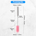 Pikkukuva 2 / 5: 1 pinkki pullosivellin - silikoni - pitkä kahva - Pituus: 37 cm - pyörivä toiminto syväpuhdistukseen - vesipullo, lasi ja maitopullo
