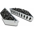 Miniatyrbilde 1 av 5: Kullkurver for Weber 7403, One Touch, Master Touch og alle andre 47 57 67 cm kullgriller, Kullkurv for Direkte og Indirekte Varme, Sett med 2