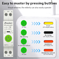 Miniatyrbillede 3 af 5: Intelligent afbryder TUYA APP Kompatibel WiFi Kompatibel Statistik Elektriker Lav switch med beskyttelse mod lækager beskyttelse mod over