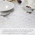 Miniatyrbillede 3 af 5: Genanvendelig dekorativ non-woven stof bordløber, elegant bordbånd, borddekoration 30cm til fester, fejringer (sølv, 30cm x 5m)