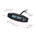 Miniatyrbillede 4 af 5: Universal Motorcykel Digital Tachometer LCD Display Karburator Digital Speedometer Odometer med Sensor