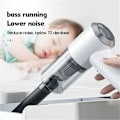 Miniatyrbillede 5 af 5: Ledningsfri håndholdt bilstøvsuger, Mini trådløs bærbar støvsuger, 120W lille dual-use bilstøvsuger, til bil/kæledyr/skrivebord/tastatur (sort)