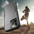 Pikkukuva 4 / 5: iPhone 15 Pro MAX (vain) Commuter Series -kotelo, musta, ohut ja kestävä, taskuun sopiva, porttisuojalla