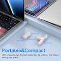 Miniatyrbild 5 av 5: CAC Typ C-läsare, DOD Military USB C Common Access CAC-kortläsare, USB Smartfold Typ C Smart Card Reader PIV CAC-läsare kompatibel med Windows,