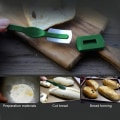 Miniatyrbilde 3 av 5: Brødkniv, 2 stk. brødblad i karbonstål, bakerblad, grignette bakerblad, brødbakerblad, rustfritt stål bakerblad, for fransk brød Dou