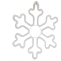 Miniatyrbild 1 av 5: Juldekoration utomhusljus, 40 cm snöflinga snöflingljus, juldekoration blå