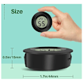 Miniatyrbillede 5 af 5: (6 stk. - b) Mini digitalt LCD Termometer Hygrometer Temperatur Fugtighed -5070 ℃ 10% 99% HR Bærbart Termisk Termometer Hygrometer Indikator Til Fra