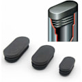 Miniatyrbillede 4 af 5: Plastikdupper til møbelfødder ovale dupper til stole plastikdupper til møbelfødder ovale dupper til trampolinstole 20 stk. (15x30mm)