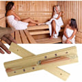 Miniatyrbild 2 av 5: 15 Minuter Roterande Bastu Timglas Väggmonterad Trä Bastu Timglas Sand Timer Nedräkningsklocka Spa Bastu Timglas Bastutillbehör för Ångbastu