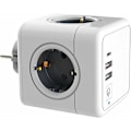 Pikkukuva 1 / 5: Monipuolinen USB-pistorasia, kuution muotoinen seinäpistorasia 4 pistorasialla ja 2 USB-liitännällä, 1 Type-C-virtalähteellä, 7-in-1 USB-pistorasia kytkimellä, USB-seinäpistorasia