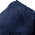 Miniatyrbillede 5 af 5: Leverbetræk - Marineblå (blå) - Ultrablødt sofatæppe - Let sofaplaid - Polyester mikrofiber - Nem tur - Seng - 50 x 60 tommer