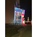 Miniatyrbilde 4 av 4: Juledekorasjoner Utendørs Lys Stjerne Jul Timer Timer Krone Stjernelys For Hage, Bryllup, Festival, Hvite Juledekorasjoner