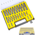 Miniatyrbillede 1 af 5: 150 stk. HSS Titanium Bor Bits Sæt Mikro Bor Bits Værktøj 0,4-3,2 mm til Træ Metal Plast Smykker