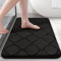Miniatyrbillede 1 af 5: Memory Foam Bademåtte Tæppe 24x16in, Ultra Blød Skridsikker og Absorberende Badeværelse Tæppe, Maskinvask Tør, Komfortabel, Tæppe Tæppe til Badeværelsesgulv, Kar a