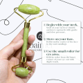 Miniatyrbillede 2 af 3: 2 stk. Gua Sha og Jade Roller værktøj, Ansigts- og nakkemassager, Gua Sha beroliger, beroliger og afslapper huden, eliminerer øjenpuffiness