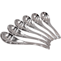Miniatyrbilde 1 av 5: Sett med 6-6,7 x 1,8 tommer funksjonelle tunge rustfrie stålsupper med moderne utseende utmerket form (6)