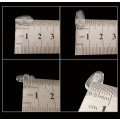 Miniatyrbillede 4 af 5: Formet skub ind # 2 Silikone næsepuder 14 mm /~ 0,6 '' (10 par)