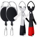 Miniatyrbild 1 av 5: Flugfiske Knåpverktyg med Zinger Retractor Combo, 4 i 1 Fiske Knåpverktyg Snabbknytning Multifunktionell Linjetrimmer Clipper Nipper Tackle(2pcs)