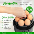 Miniatyrbild 3 av 4: Äggstöd för Thermomix TM5, TM6, TM31 - Tillbehör för att koka ägg i Thermomix kokkorg, 13.812.65.7
