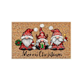 Miniatyrbillede 1 af 3: Dwarf Palasson Julegnom, Velkomsttæppe Glædelig Jul, dørmåtte 40x60cm