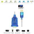 Miniatyrbilde 3 av 5: Cisco Konsollkabel Seriell Kabel Rj45 til DB9 og RS232 til USB (2 i 1) For Cisco Enhet 1.8M + 1M