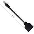 Pikkukuva 3 / 5: RJ45 2 Ethernet -kaapeli 2 kpl Verkkosovitin Ethernet Suora Ethernet-jatkojohto Kaksoisverkon jakaja Sopiva CAT5E CAT5E CAT6 CAT7 LAN LAN ACTOR