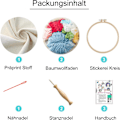 Miniatyrbillede 4 af 5: Broderi Starter Kit til Voksne, Broderi med Punch, Nemt Håndværk, Broderi Starter Kit (Regnbue)