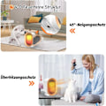Miniatyrbillede 5 af 5: Actoint varme, Elektrisk radiator 800/1200W, Keramisk baseret mini varme, Beskyttelse mod overophedning & anti-vælter, 2 varmetilstande, hjemmekontor b
