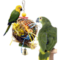 Pikkukuva 3 / 5: Lintujen lelut undulaateille, neitokakaduille, conureille, inseparableille, ruokaa etsiville linnuille, silppuamiseen, merikaisla, erilaisilla lintuleluilla