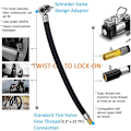 Miniatyrbilde 3 av 5: CCYKXA 40cm Forlengelsesslange for Bil Forlengelse Dekkforlengelsesadapter for Pumpe