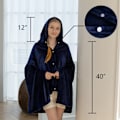 Miniatyrbillede 5 af 5: Vinter Hjemme Bærbar Tæppe, Ekstra Stor Hætte Tæppe, Blødt Plys Tæppe, Varmt Plys Mikrofiber
