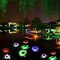 Pikkukuva 2 / 5: LED-aurinkolootuslamppu 7 RGB-lampi lammen valaistus puutarhalammen vesililja kelluva lootus