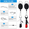Miniatyrbild 3 av 5: Flugfiske Knåpverktyg med Zinger Retractor Combo, 4 i 1 Fiske Knåpverktyg Snabbknytning Multifunktionell Linjetrimmer Clipper Nipper Tackle(2pcs)