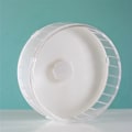 Pikkukuva 4 / 5: 2 Hamsterin juoksupyörää, 12 cm läpinäkyvä hiljainen hamsterinpyörän häkkitarvike, leluhamsteri, juoksupyörä chinchilloille gerbiileille sininen vaaleanpunainen