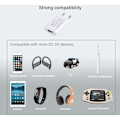 Miniatyrbillede 2 af 5: 5V/1A USB Oplader USB Stik Adapter til Mobiltelefon, Smartwatch, Hovedtelefoner, Tablet, E-bogslæser, Hvid