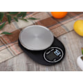 Miniatyrbillede 5 af 5: Digital køkkenvægt 2 kg/0.1 g Rustfrit stål Sort/sølv