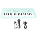 Miniatyrbillede 1 af 5: Elektrisk Klaver med Mikrofon og Musikalsk Keyboard og Legetøjsgave til Begyndere, Børn og Studerende (Blå)