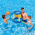 Miniatyrbillede 3 af 5: Oppustelig volleyball poolbold basketball volleyball flydende legetøj til pool basketball vandsport