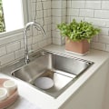 Miniatyrbilde 5 av 5: (1 stk, hvit) Silikon badekarpropp Kjøkkenvaskpropp 15,3 cm diameter, universell avløpsstopper for kjøkken, bad og vaskerom.