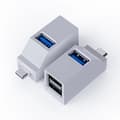 Miniatyrbilde 1 av 3: 1 stk (hvit) Type-c3.1, splitter, utvidelseshub