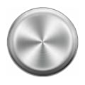 Miniatyrbilde 1 av 5: Pizzaform i rustfritt stål, rund pizzabakeplate Pizzaovn i rustfritt stål, rund multifunksjonell oppbevaringsbrett metall kokeplate med 26 cm