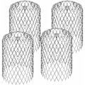 Miniatyrbilde 1 av 5: 4 stk. froske aluminium takrenne 815cm anti-rust takrennefiltre Vanntetting Robust Guttiere For Hus Manager Dossé Kloakk Nedstigning - Sølv Sil