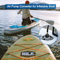 Miniatyrbillede 5 af 5: 2 stk. adapterkit til kajak, Sup-adapterventil, pumpekonverter til kanoer, stand-up paddleboards