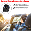 Miniatyrbillede 3 af 5: 52 mm udstødningsgas temperaturmåler, digitalt LED display af EGT bil udvendigt (40-120) ℃ x10 med bilsensorfunktion, lastbil, motorcykel