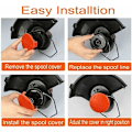 Pikkukuva 4 / 5: Nylonlinjakelan varaosat Black and Decker A6481 A6485 AF-100 -trimmeriin (linjan pituus 9,1 m, halkaisija ⌀1,65 mm) (Black & Decker AF-100, 4 kpl)