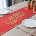 Julduk med \"God Jul\" 180 x 30 cm röd och guld