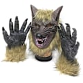 Miniatyrbillede 1 af 3: Bad Wolf med klo handsker maske - Perfekt til karneval, Halloween og fastelavn - Voksenkostume - Latex, Unisex One Size