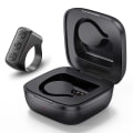 Miniatyrbillede 1 af 4: Bluetooth Scroll Ring Genopladelig Trådløs Kamera Fjernbetjening (Sort)